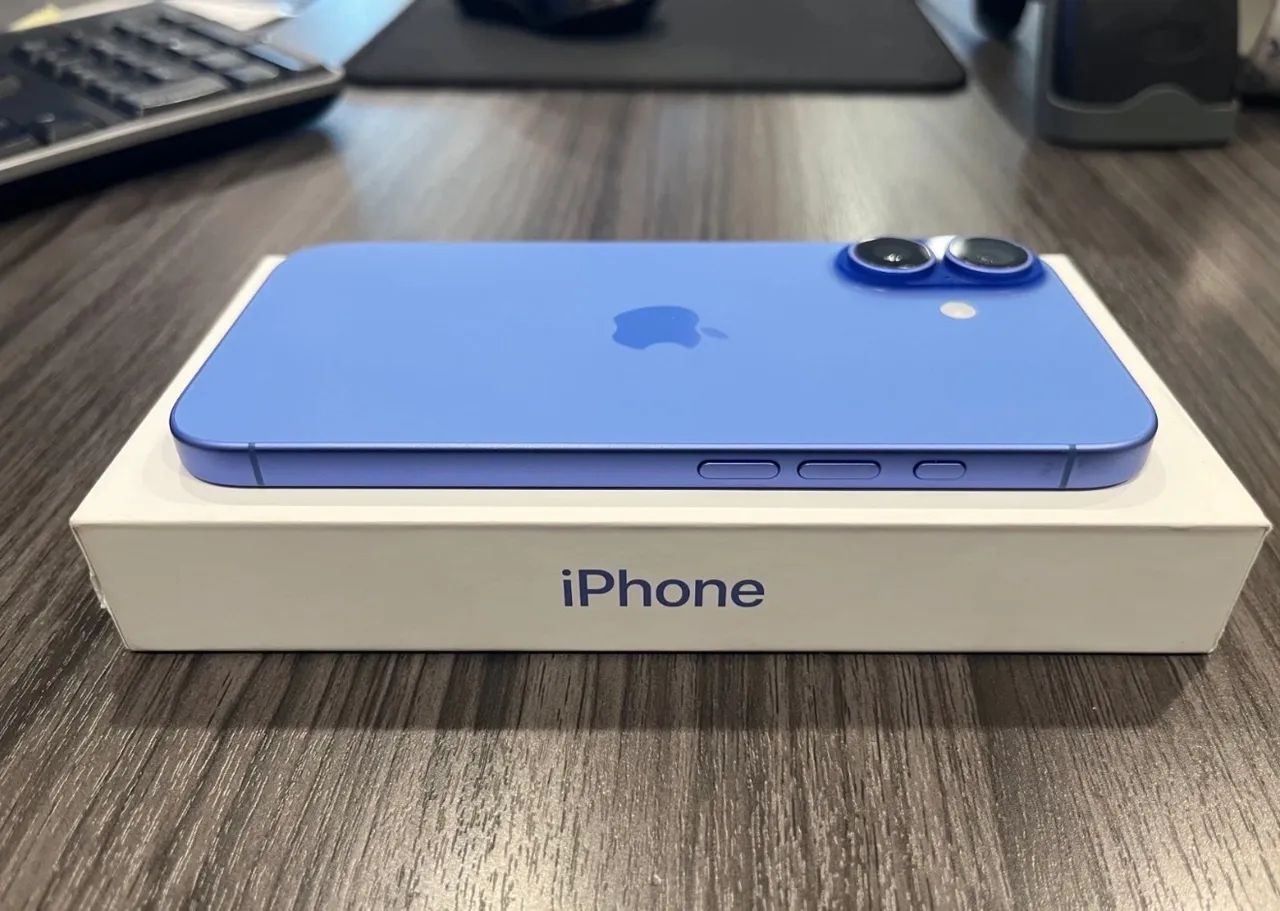 iPhone 16 128GB Ultramarino ANATEL com Nota Fiscal - Foto 3