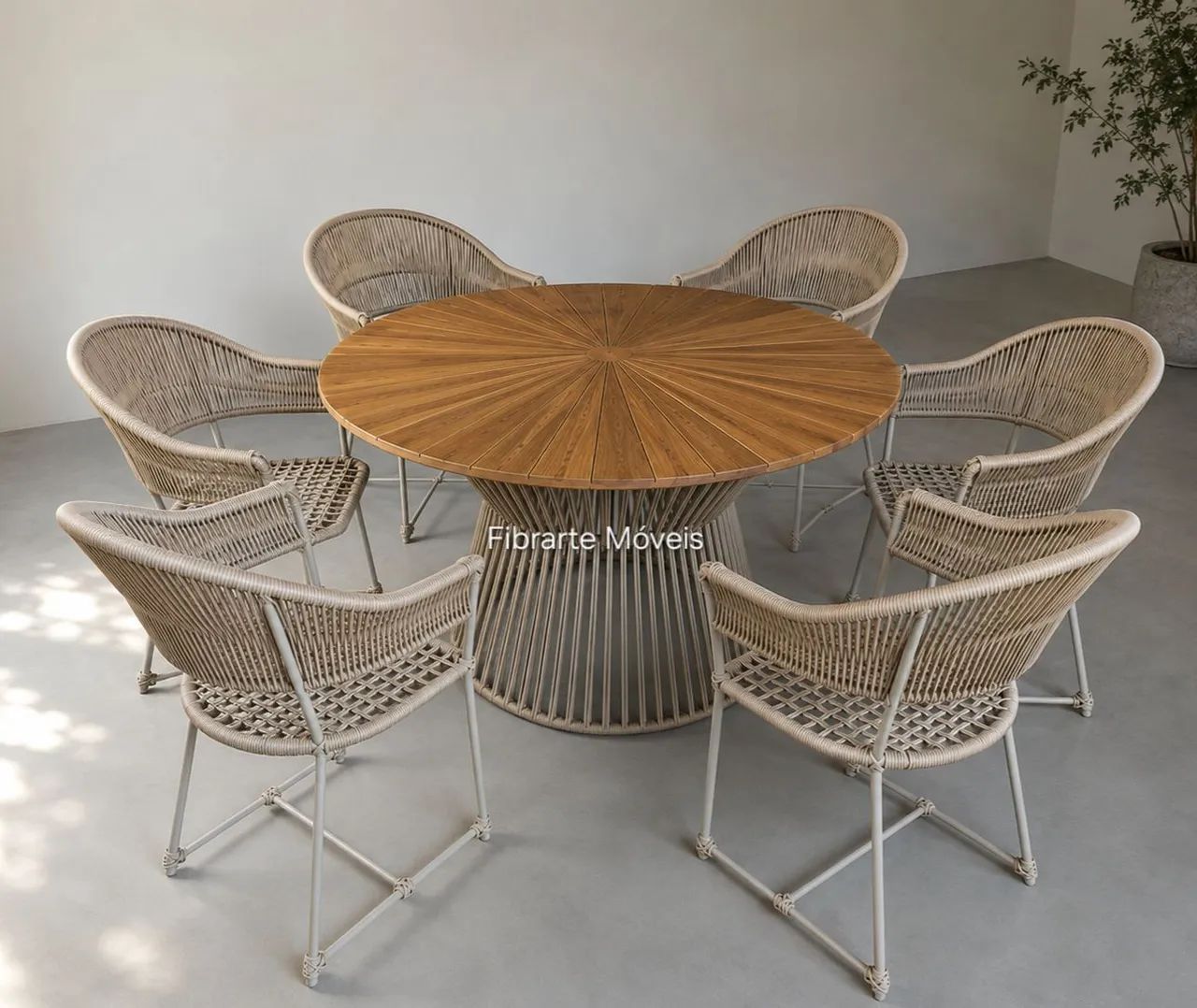 Conjunto de Mesa de Corda 