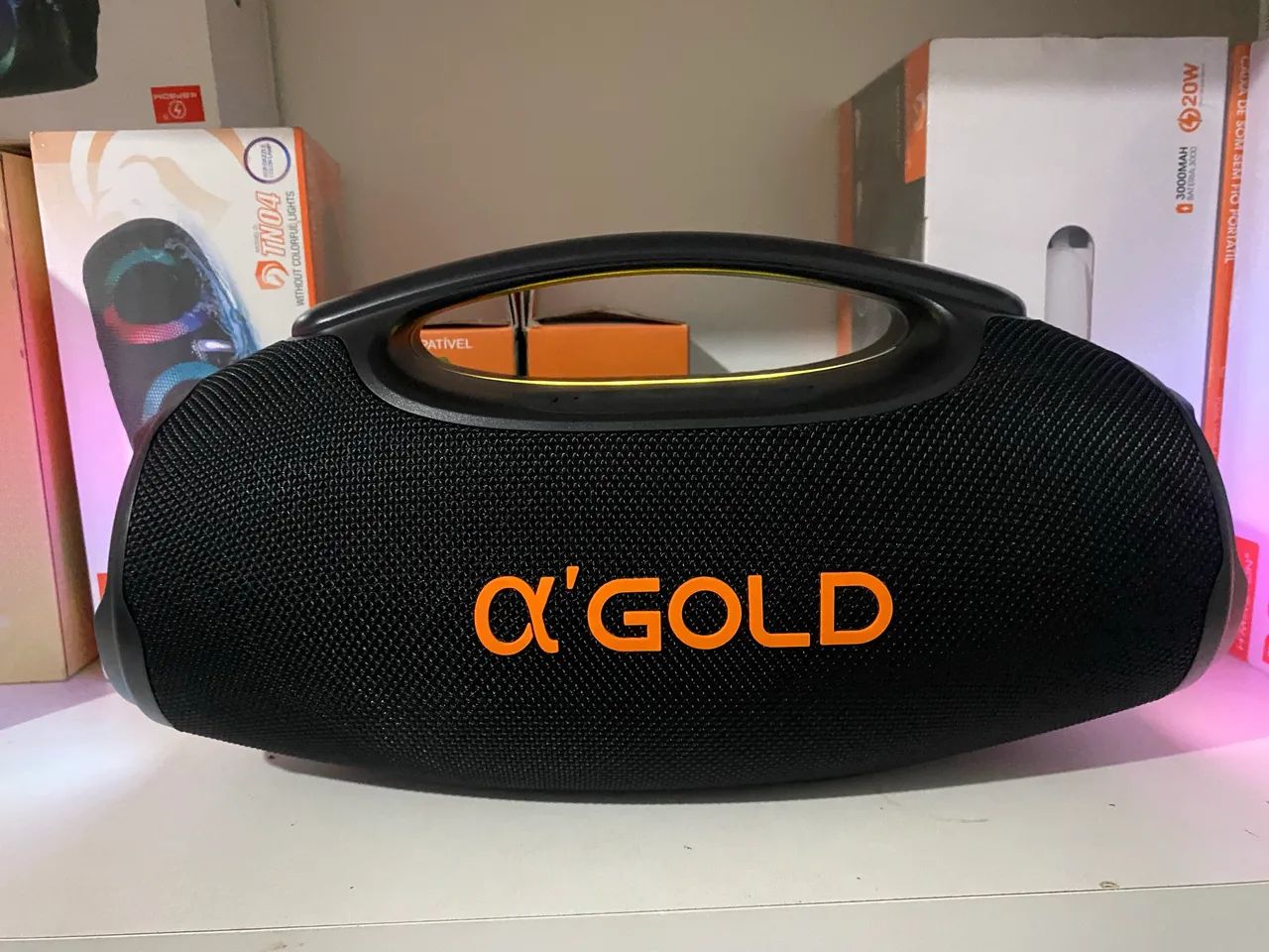 Caixa de Som BOMBOX GOLDS 70w - Foto 4
