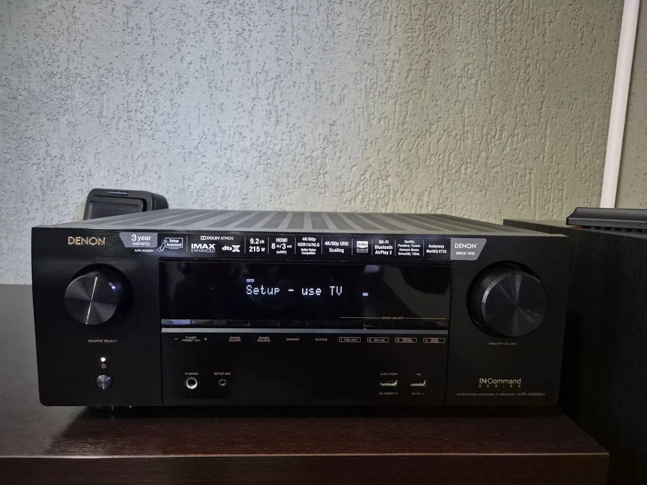 Receiver denon 3600h