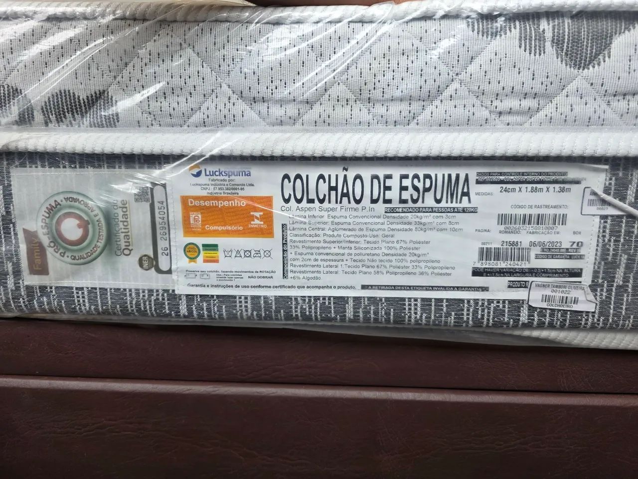 Cama de Casal com Base Baú Nova no Plástico  - Foto 3