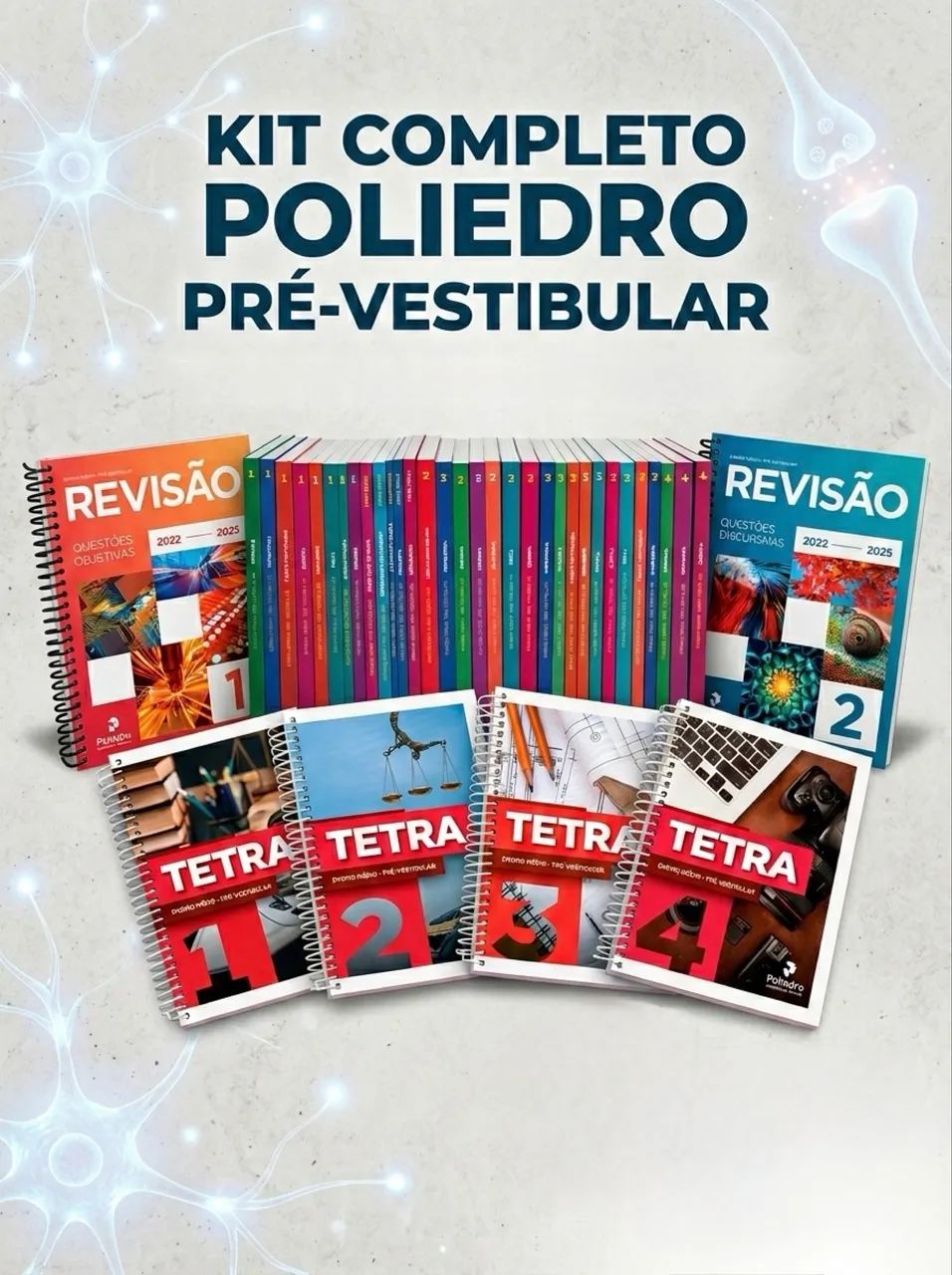 Kit completo pré vestibular Poliedro  - Foto 3