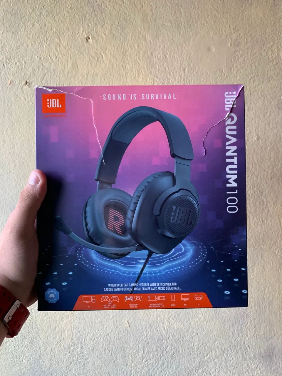 Headset JBL Quantum 100 403953644429660160