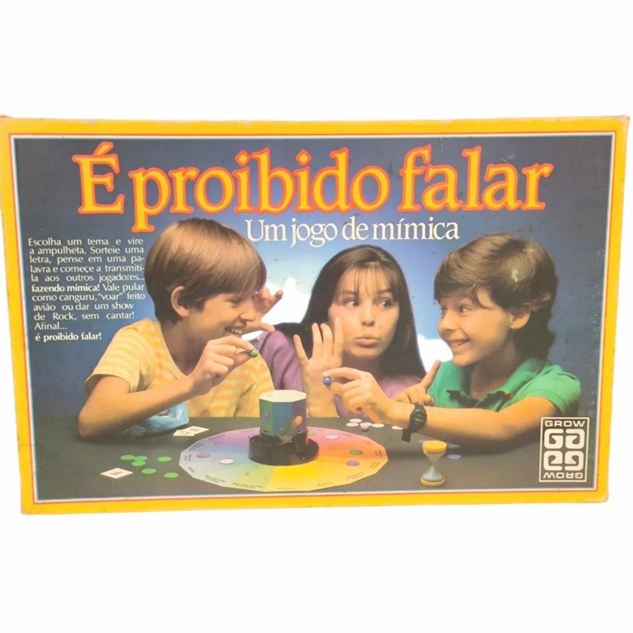 Jogo É Proibido Falar Mímica - Grow Completo (raro 2009)