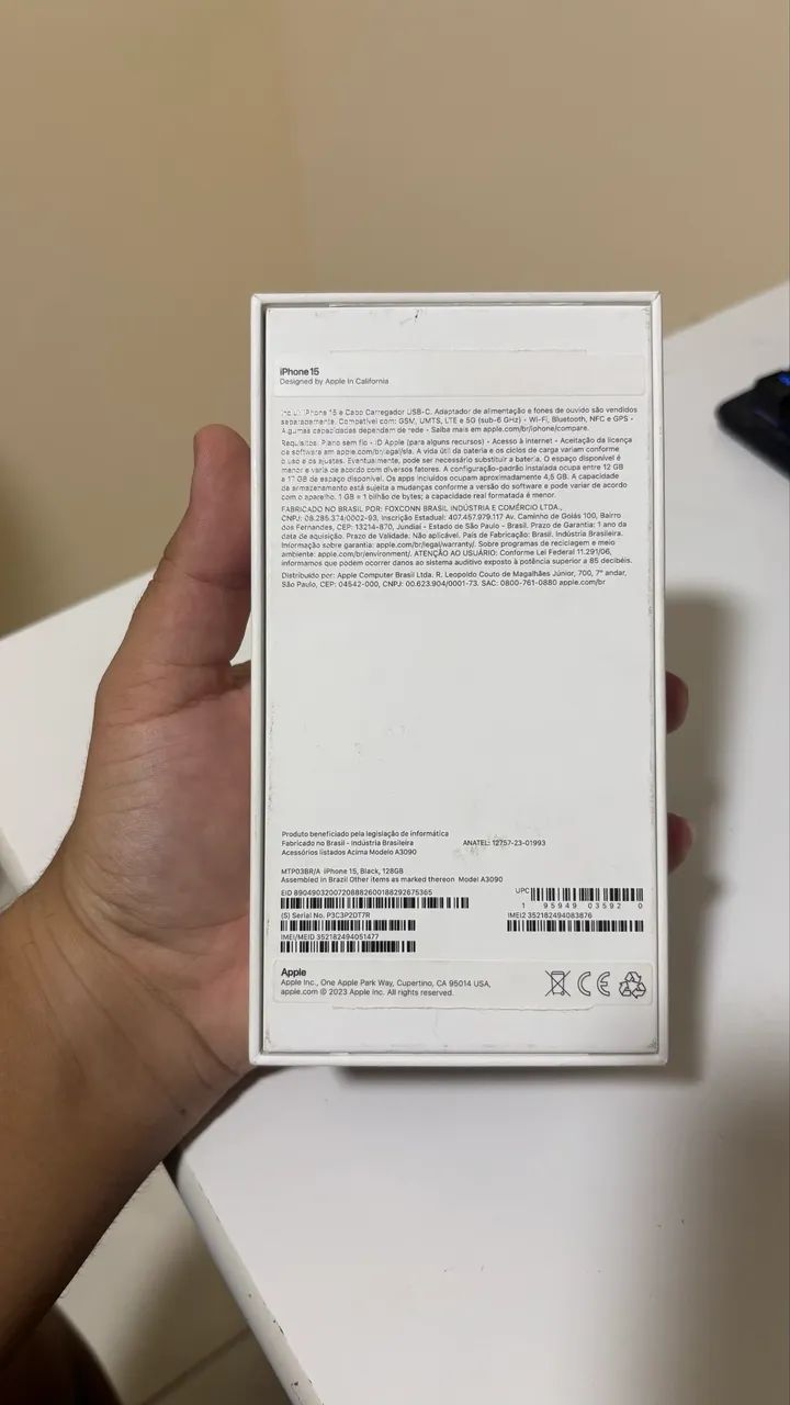 VENDO CAIXA DE IPHONE 15  - Foto 2