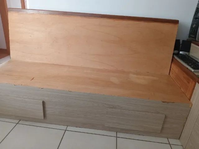 Jogo sofa de madeira