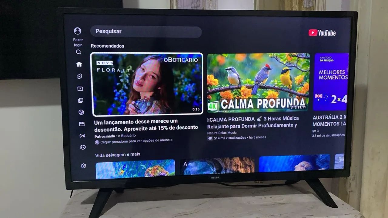 Tv philips smart 32 polegadas novíssima  - Foto 4