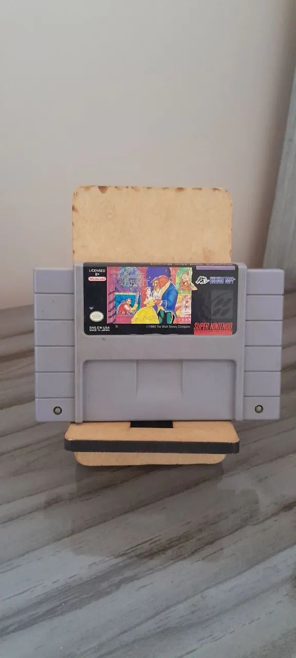 Jogo SNES A bela e a fera original 