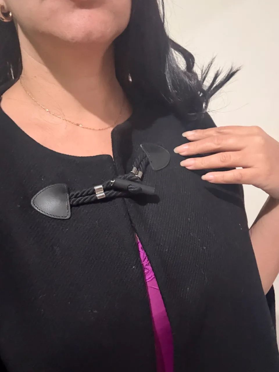 Casaco Poncho Zara 75% Lã - Foto 3