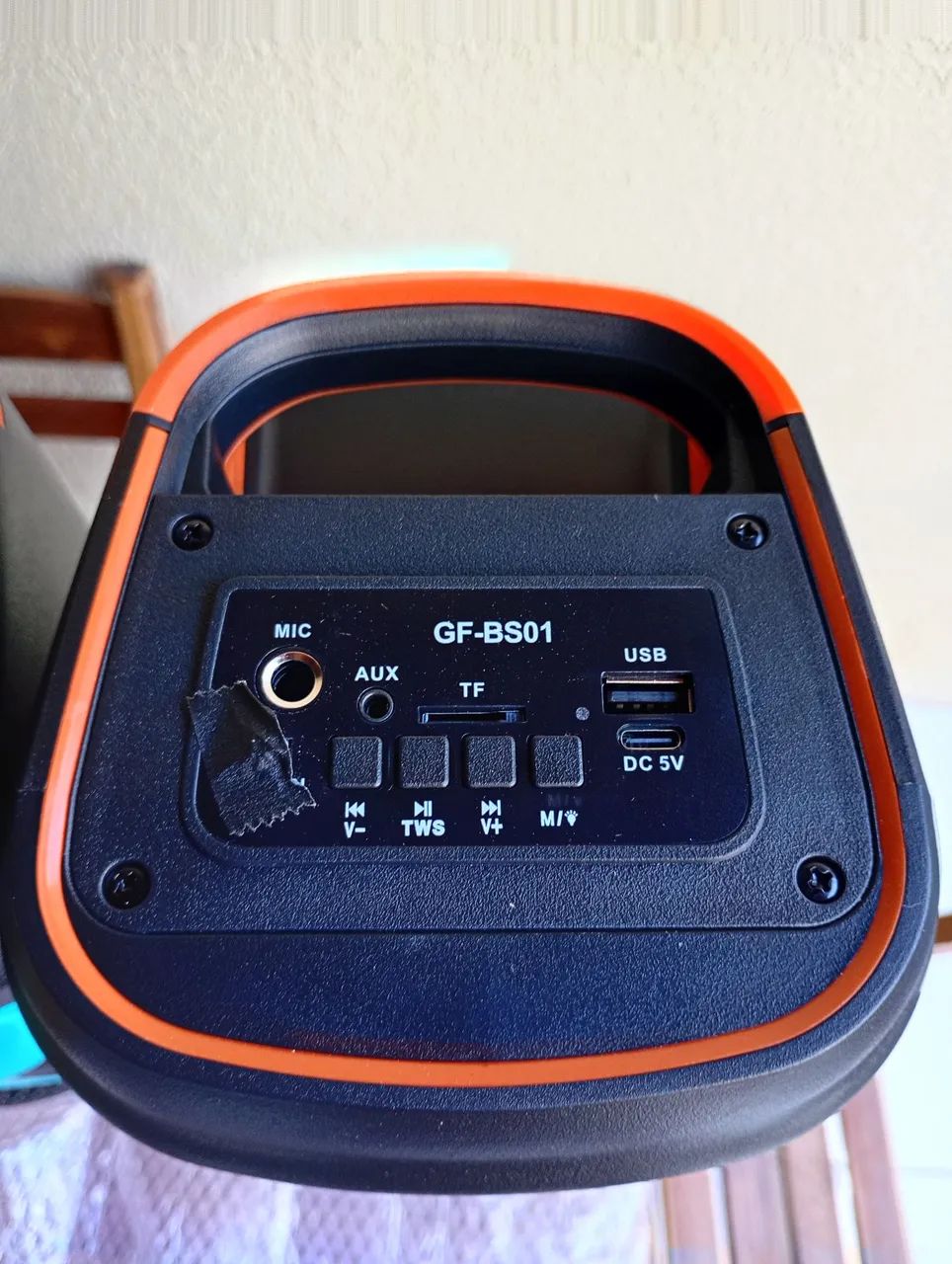 Caixa de som Bluetooth,rádio com microfone karaokê  - Foto 3