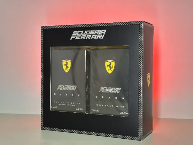 Kit perfume Ferrari black original lacrado