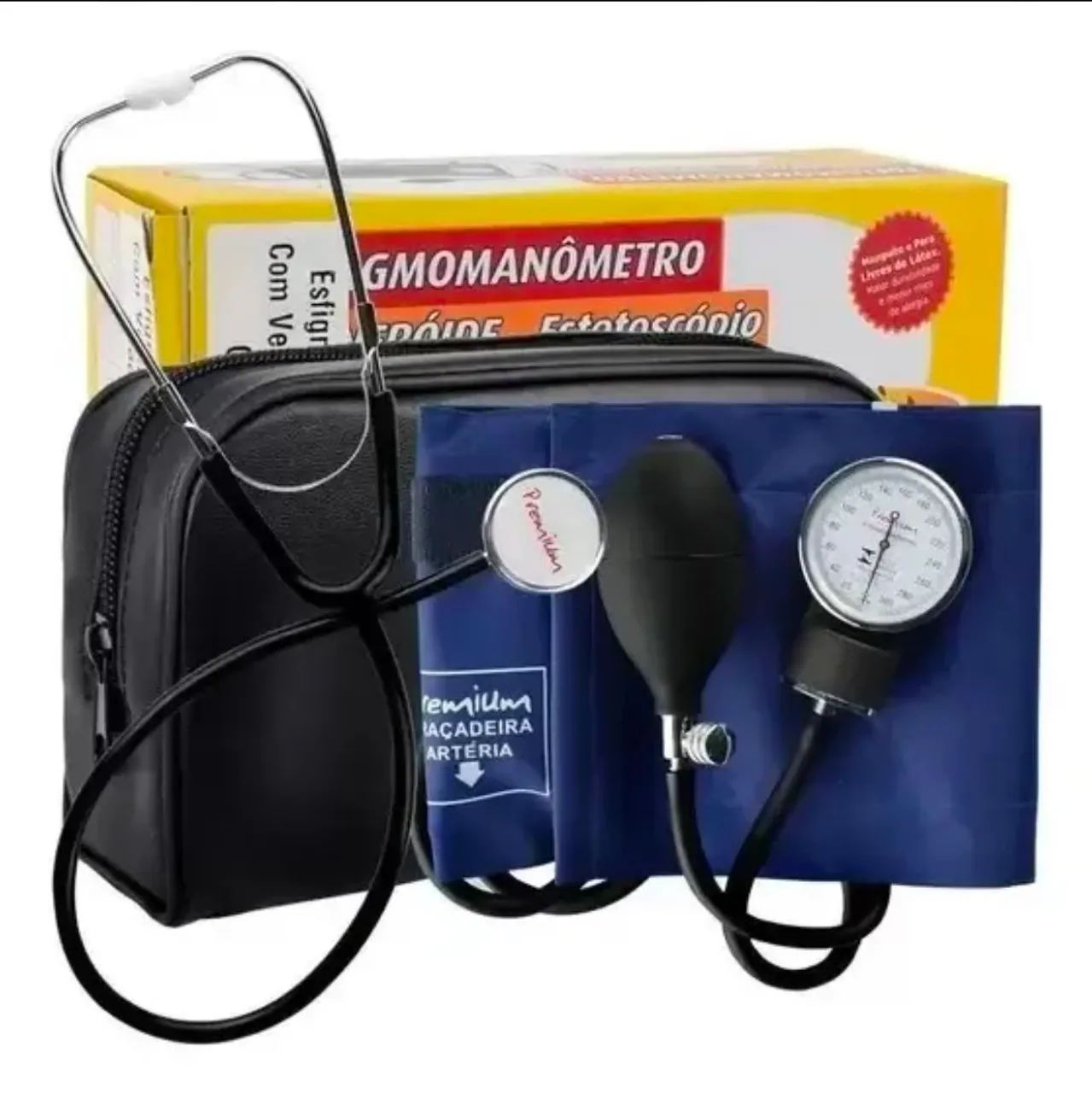 Kit Aparelho de Pressão Premium + Estetoscópio - Foto 2