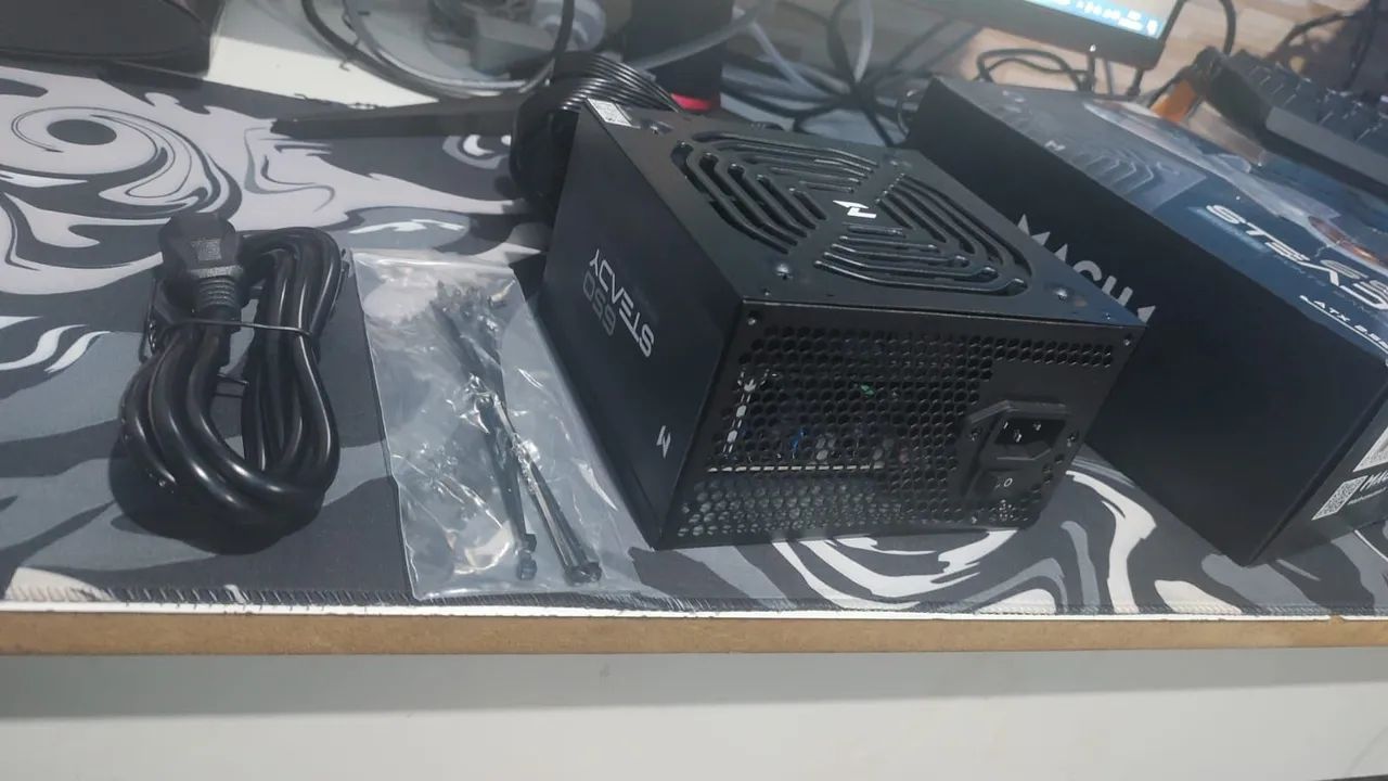 Fonte 650w 80 plus bronze Mach 1 Steady nova, selo teclab - Foto 4