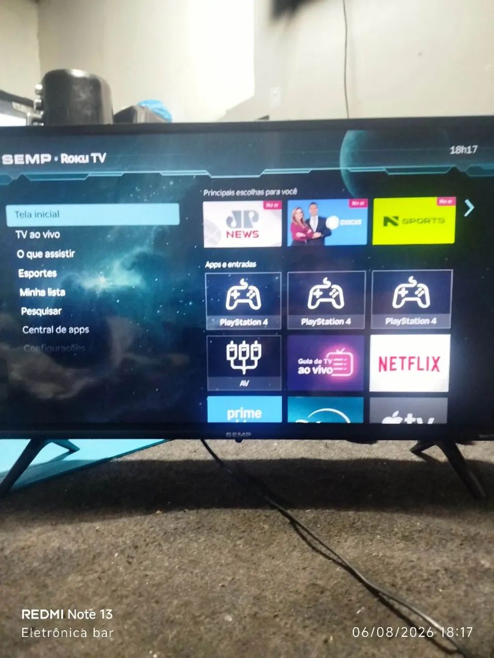 Tv Roku sem tcl 32 polegadas  - Foto 3