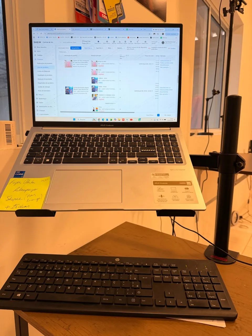 Suporte Notebook de Mesa Articulável 