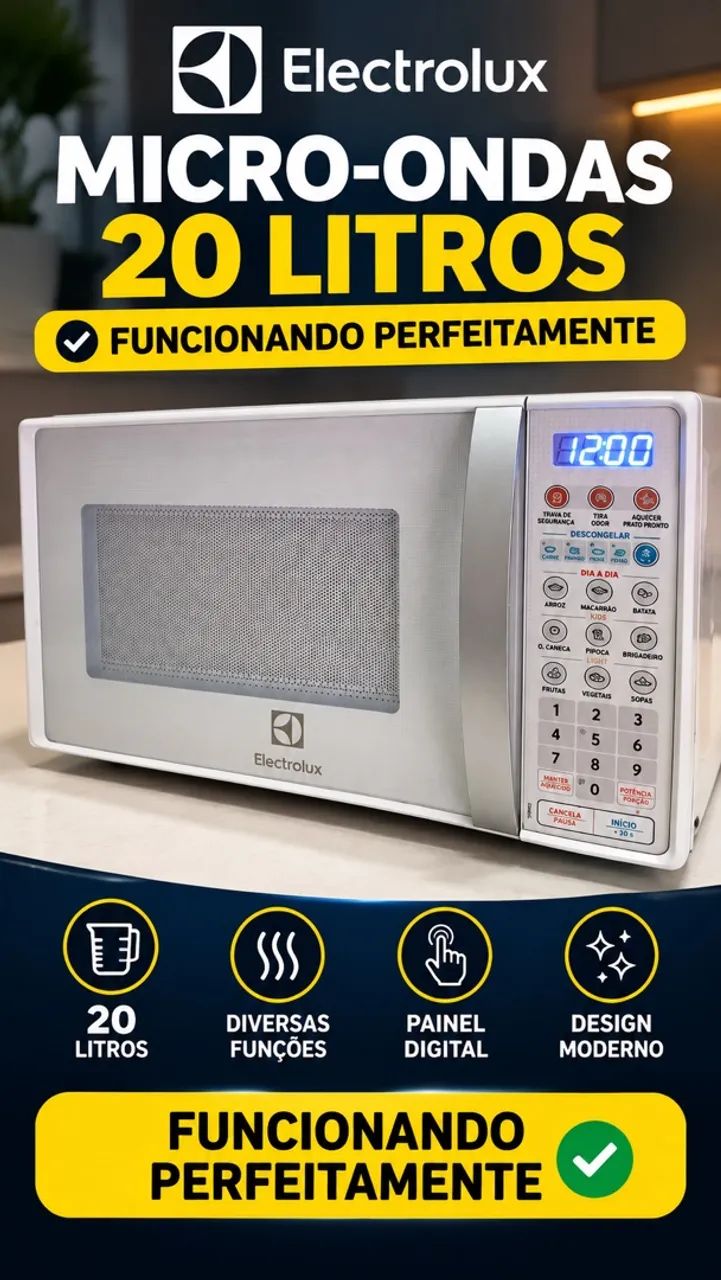 Microondas 20 l Electrolux