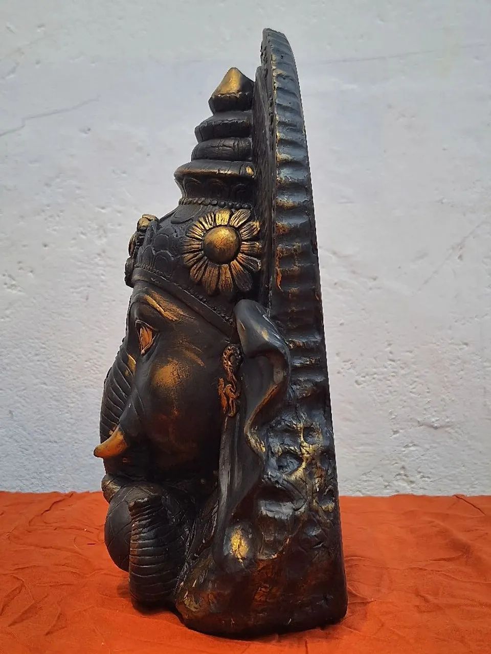 Ganesha/Busto Estátua Deus da Fortuna Prosperidade - Foto 3