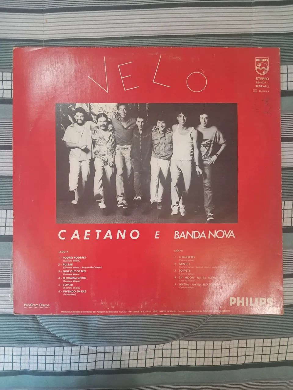 Lp Caetano e Banda Nova -Velô