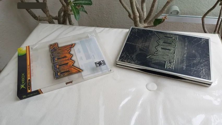 Jogo Doom 3 Limited Collectors Steel Book Xbox/xbox 360 Excelente - Foto 6