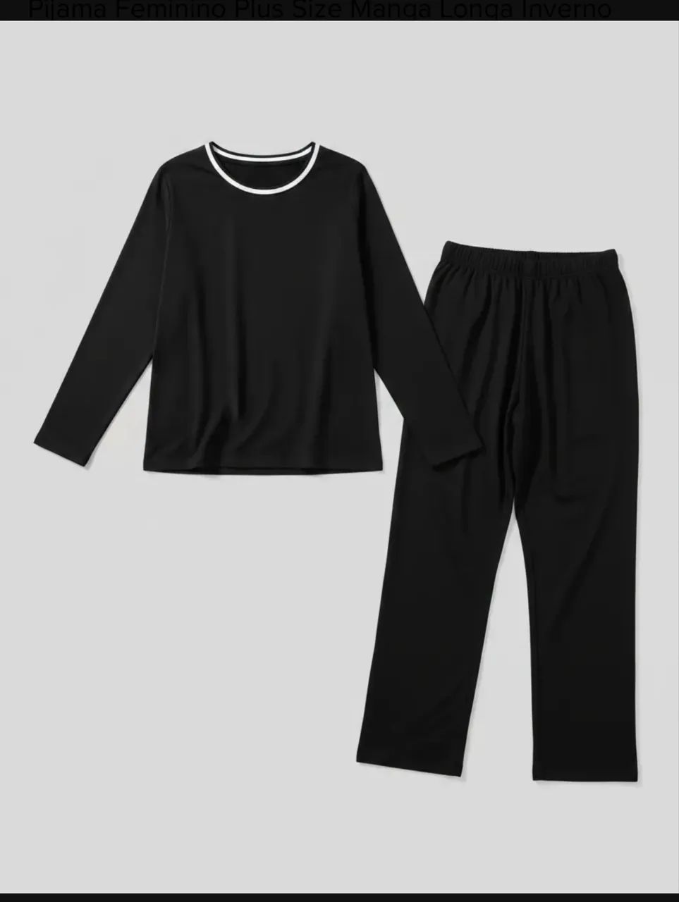 Pijama feminino plus size G1 tecido viscose com suede super confortável  - Foto 3