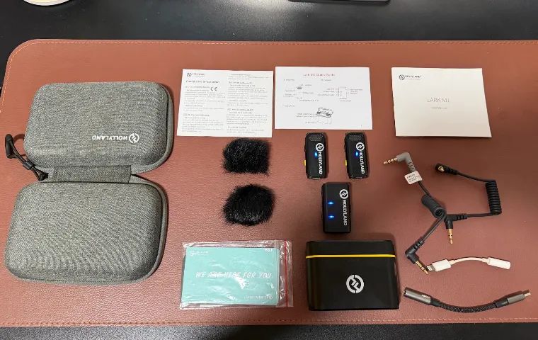 Microfone de lapela Lark M1 Hollyland P/2 pessoas