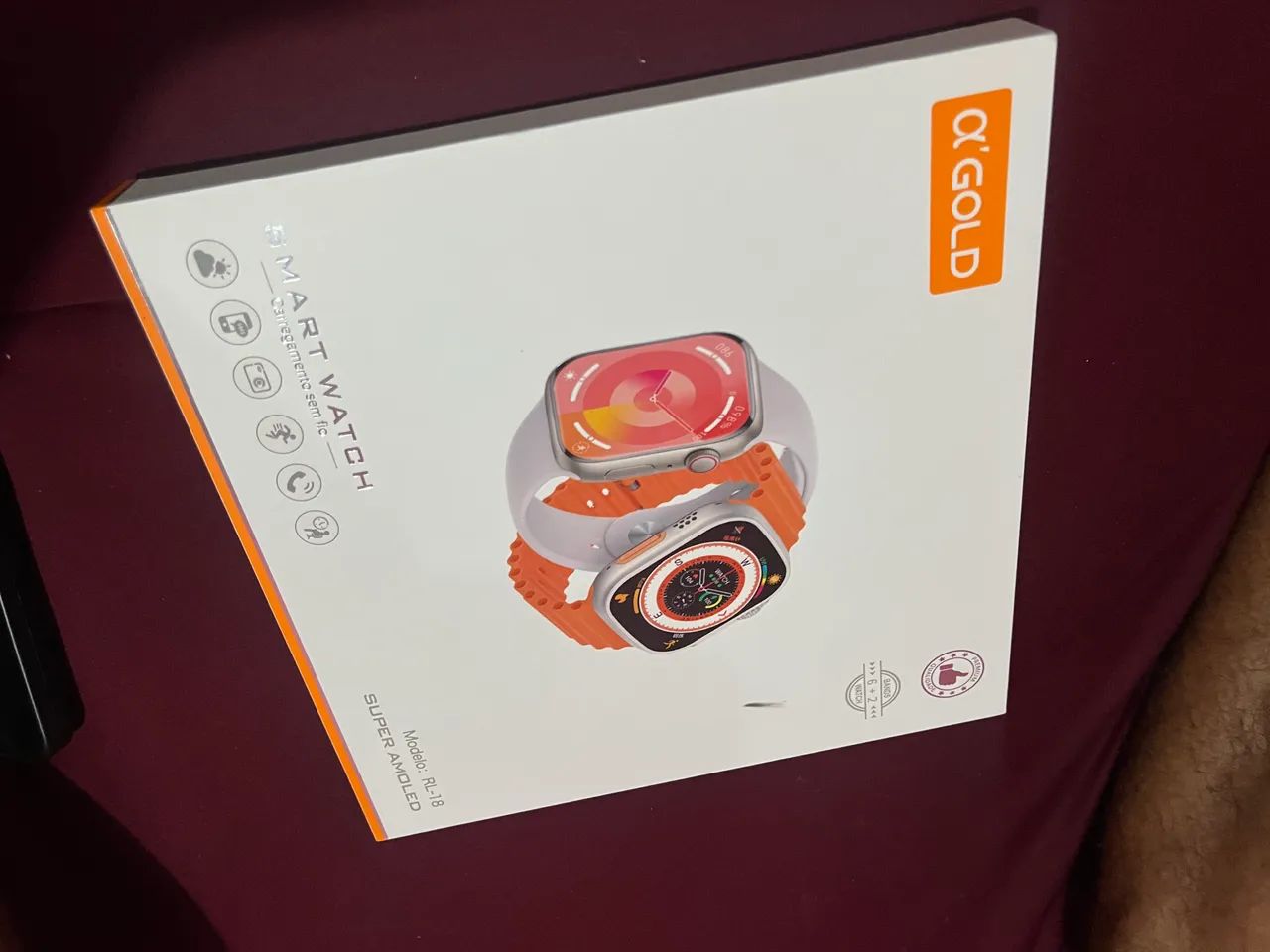 Relógio smart watc carregamento sem fio - Foto 3