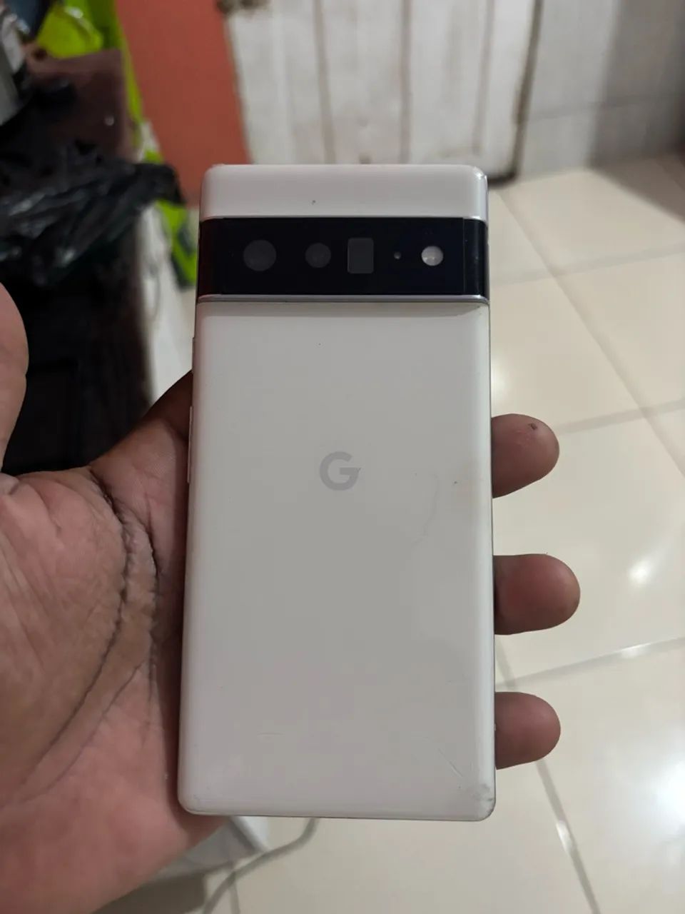 Google pixel 6 pro defeito na tela 