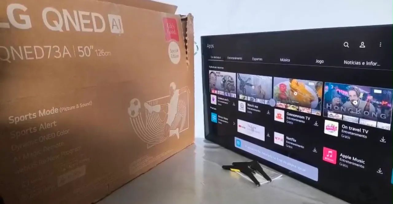 Smart TV 4K 50" LG QNED73 - Foto 2