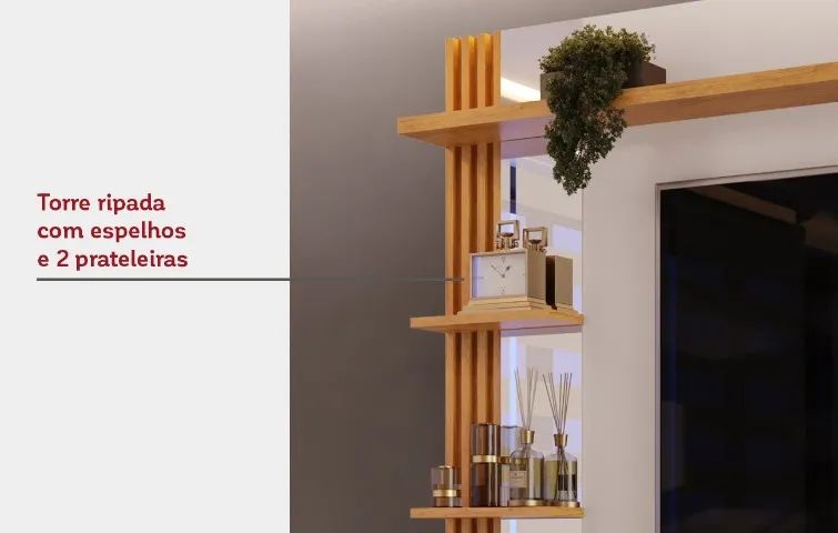 Painel Suspenso P/TVs Até 55 Polegadas 1.60M. Produtos Novos Direto de Fábrica. - Foto 3