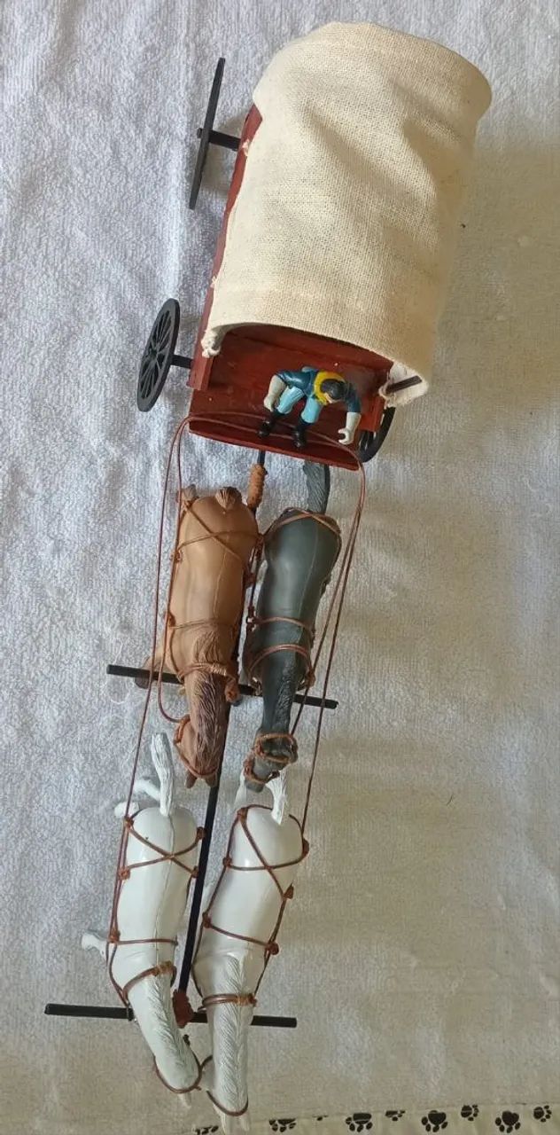 Carroça Velho Oeste Grande Tipo Forte Apache Coleção  - Foto 3