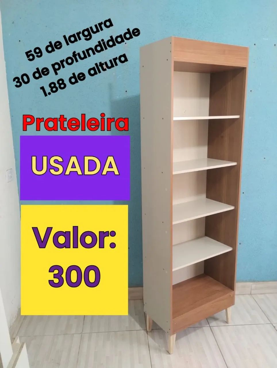 Prateleira - ENTREGO - semi nova 