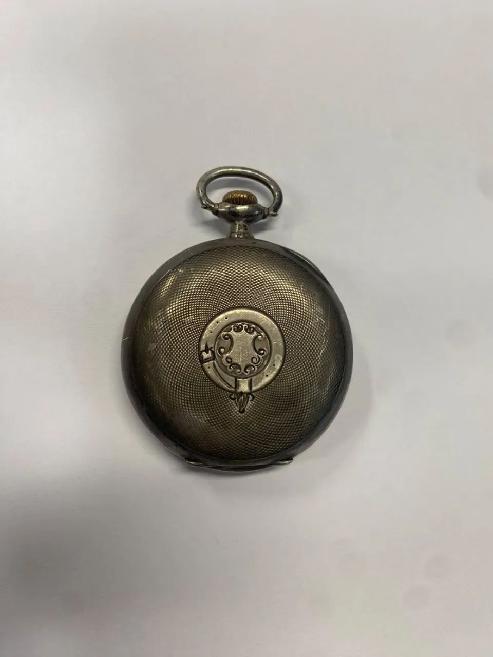 relógio de bolso omega prata anos 1920 funcionando - Foto 4