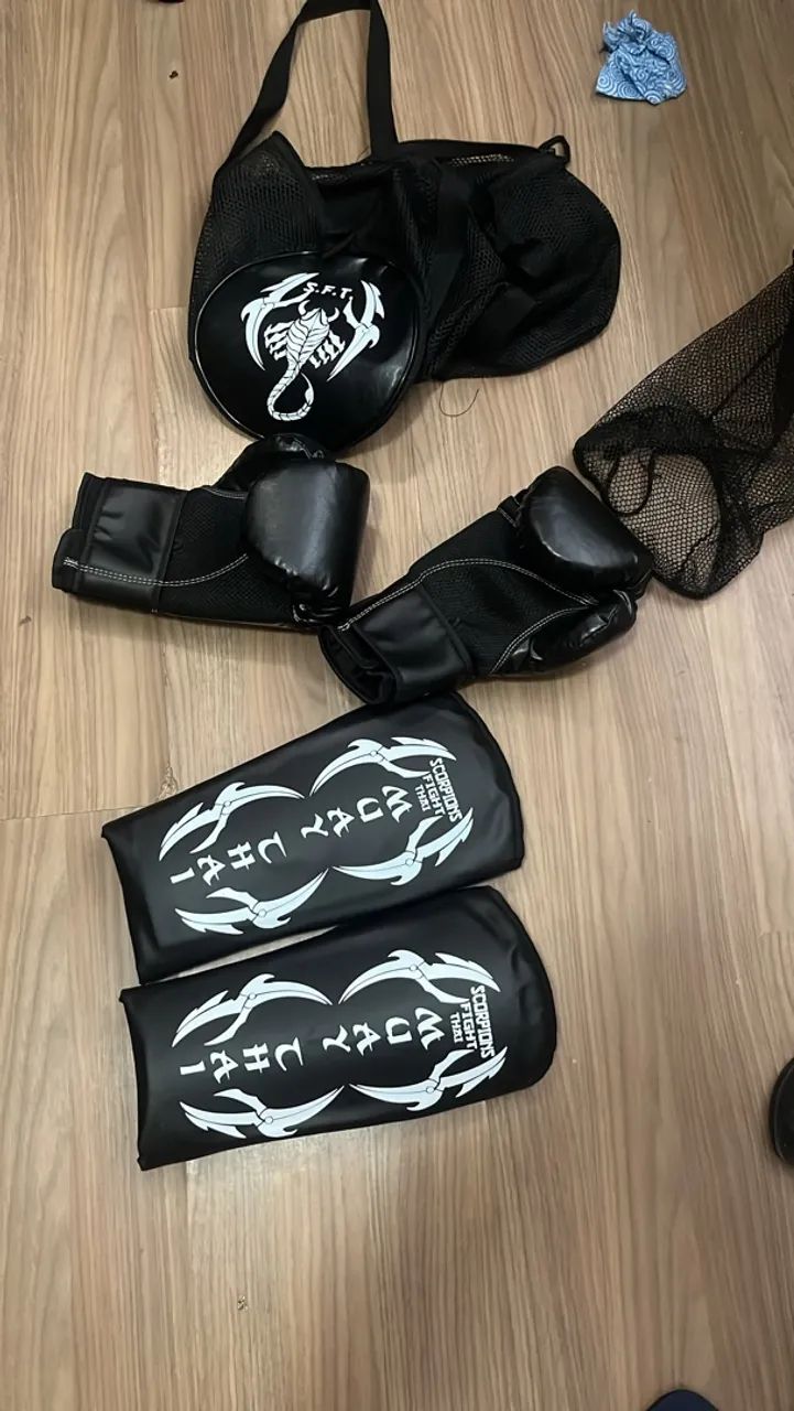 Luvas e caneleiras muay Thai  - Foto 2