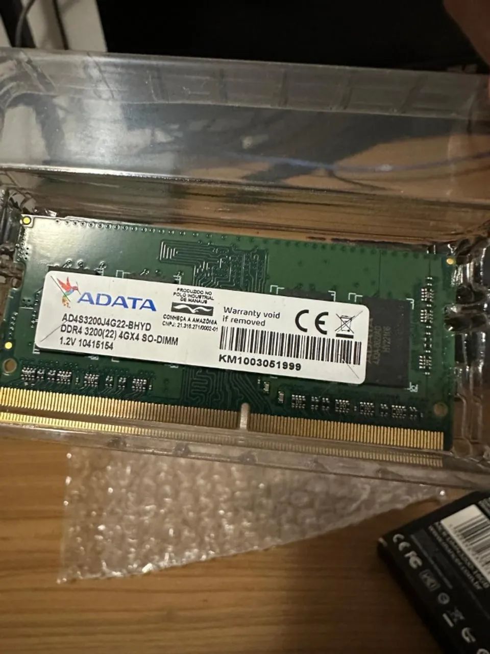 Memoria ram 4GB DDR4 3200mhz notebook