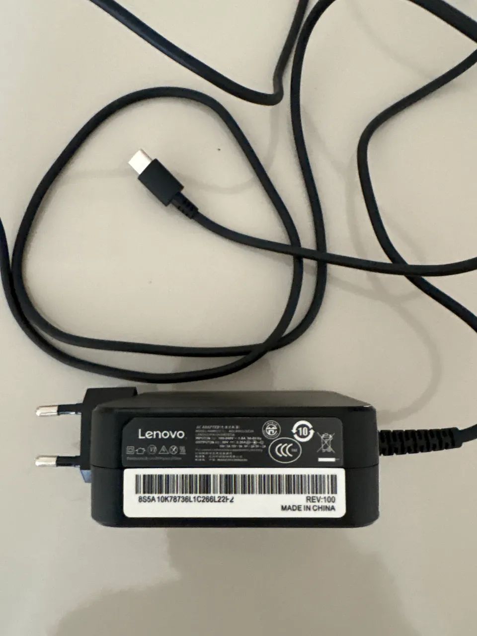 Carregador Notebook Lenovo USB-C - Foto 2