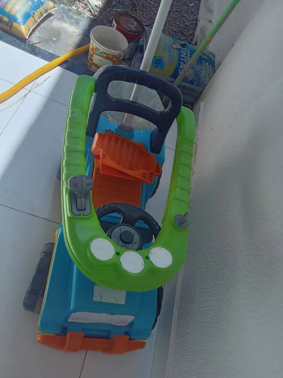 Carrinho está em ótimo estado
