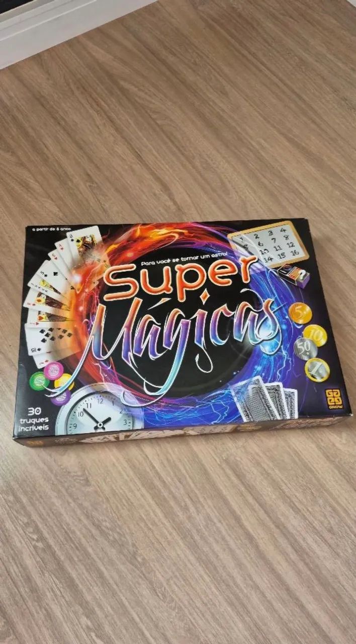 jogo de mágica, da marca grow, com e0 truques