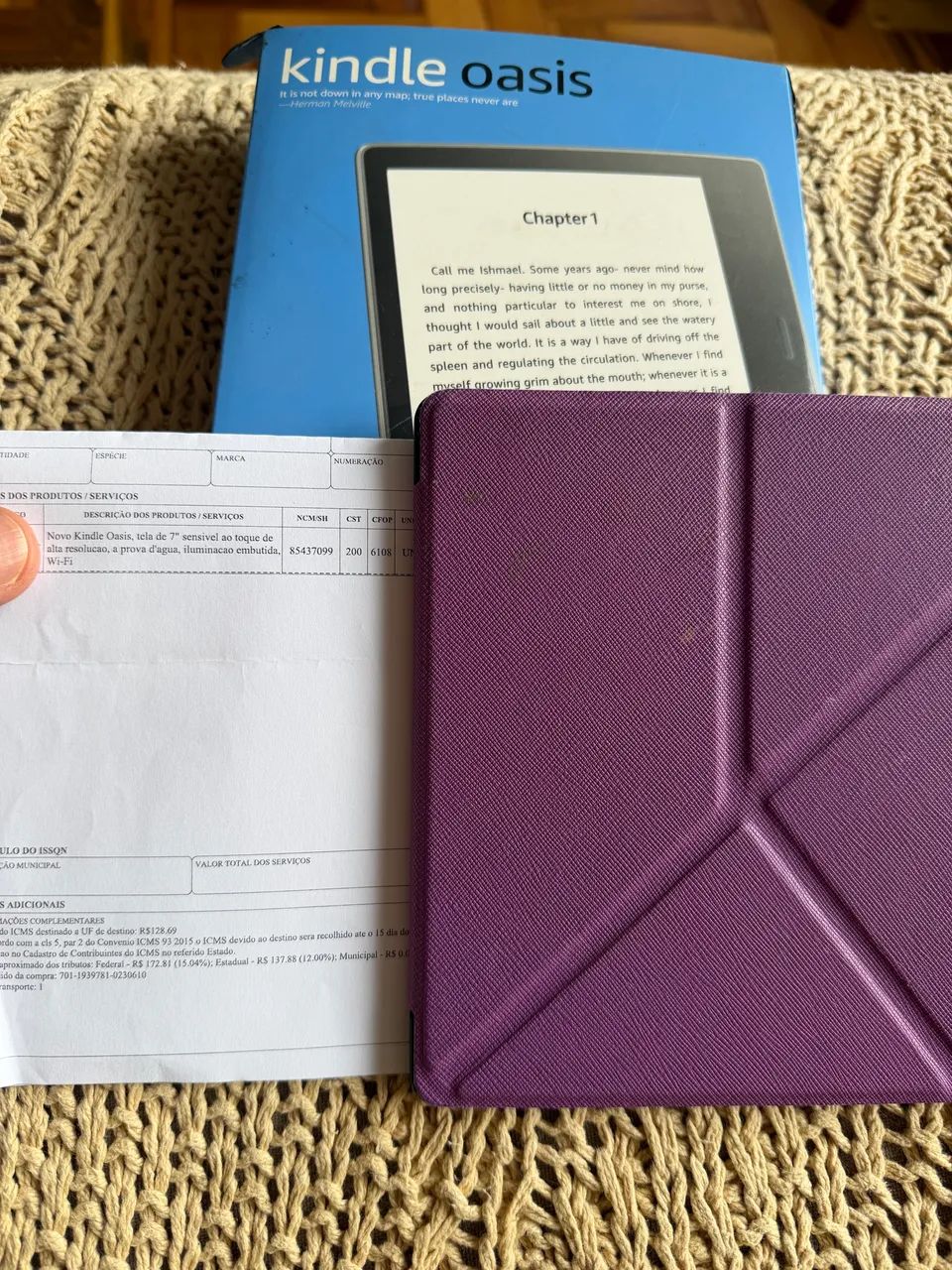 Kindle Oásis 9 geração Acompanha Nota Fiscal (procedência