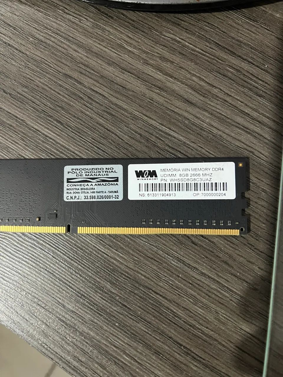 Memória RAM UDIMM Win Memory de 8GB DDR4 com frequência de 2666 MHz - Foto 3