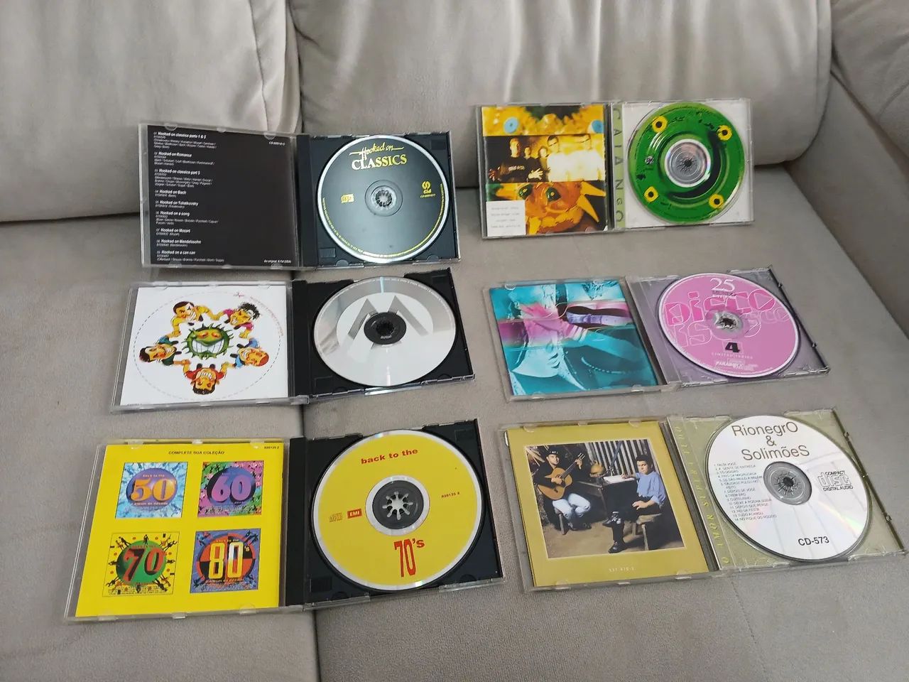 Lote de CDs - Com 06 CDs variados - Foto 3