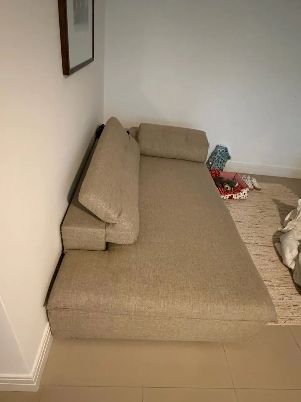 Chaise em linho 