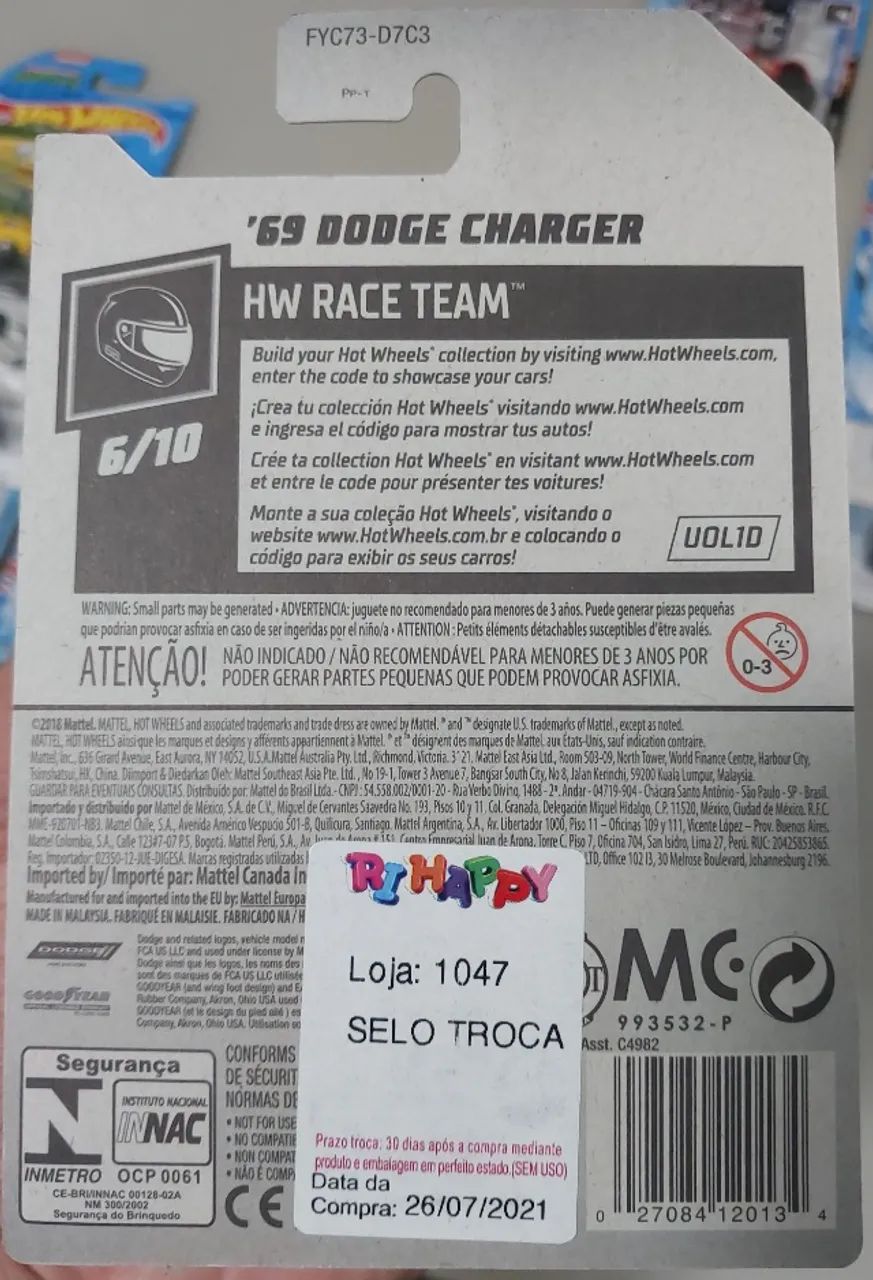 Dodge Charger Hot Wheels 69 - Foto 2