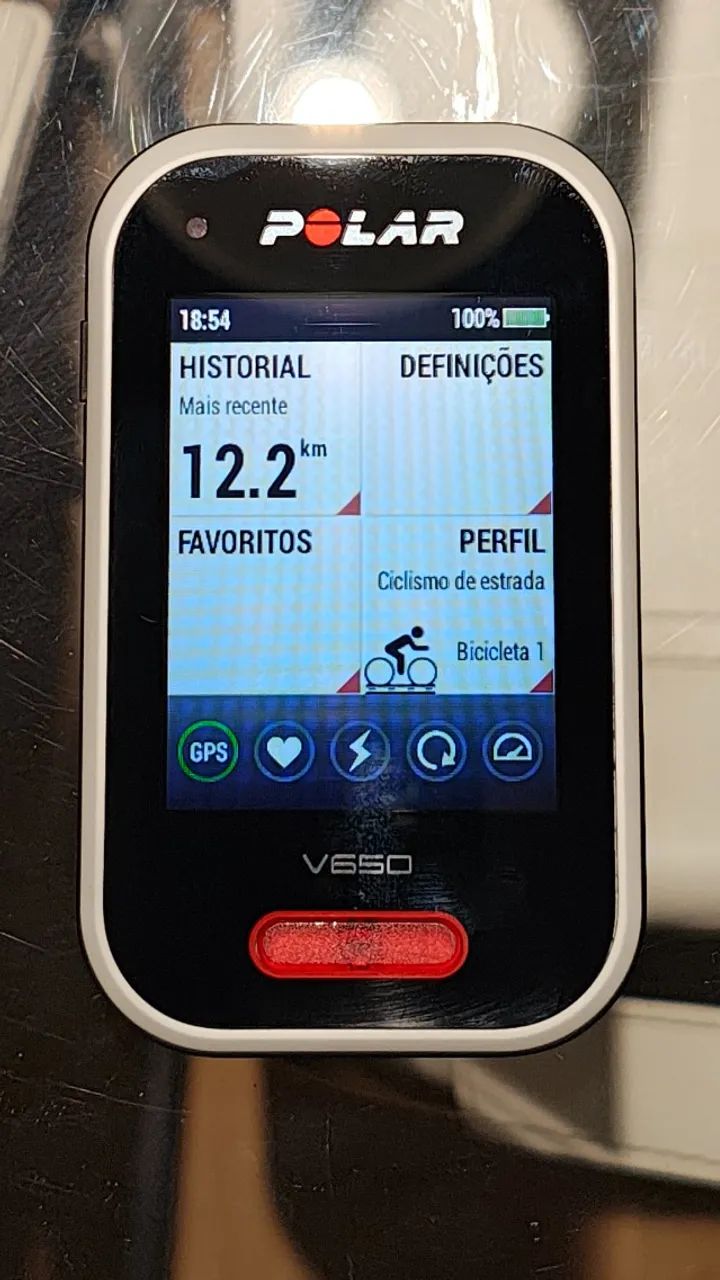 Polar V650 Ciclocomputador Com Gps (ciclismo, Bike, Triatlo)