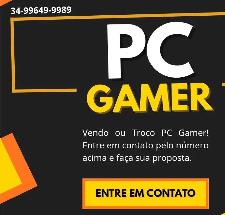 VENDO OU TROCO PC GAMER POR CELULAR  - Foto 2