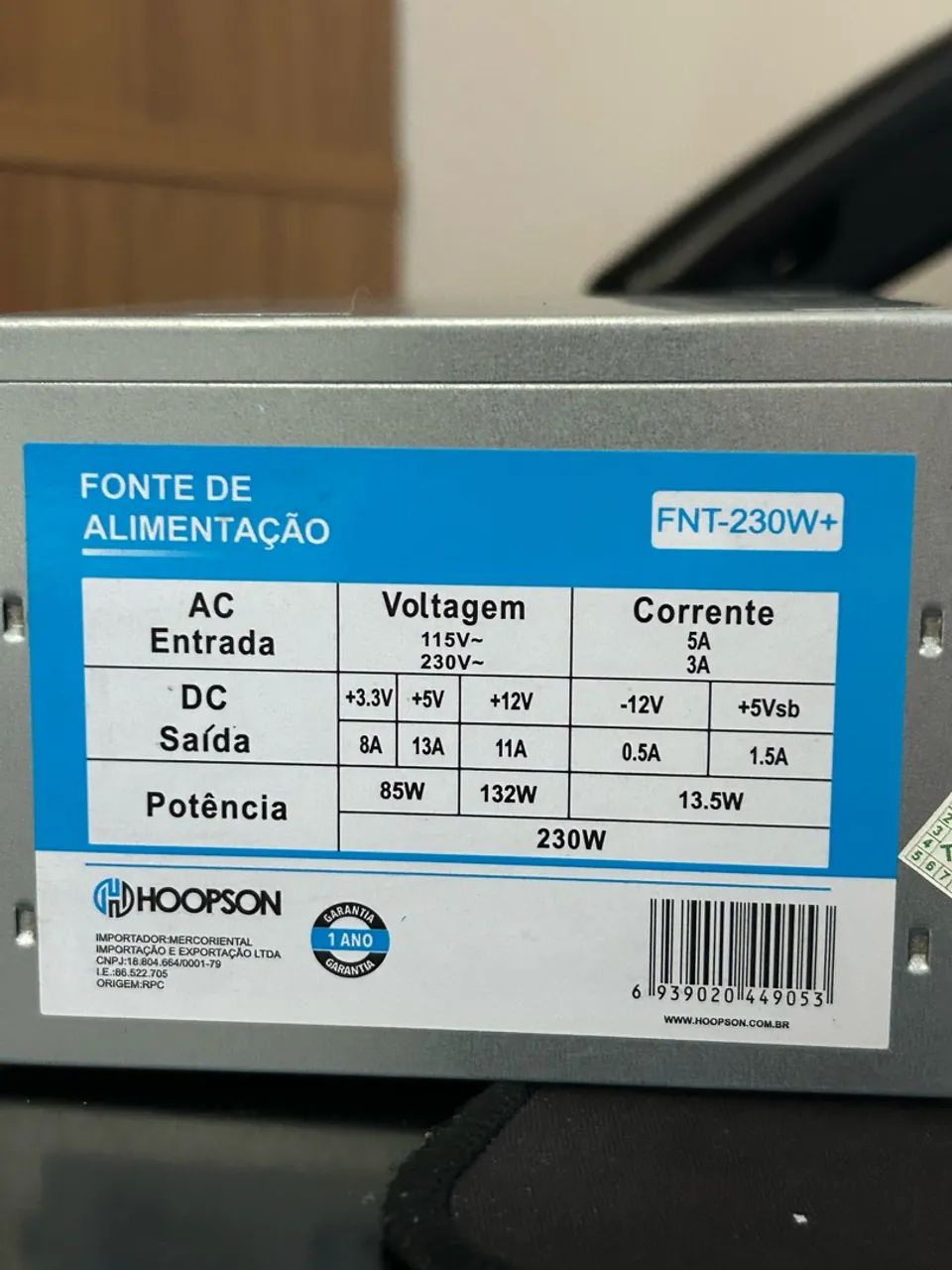FONTE para pc 230W - Foto 3