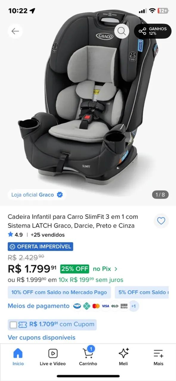Cadeira de carro  - Foto 2