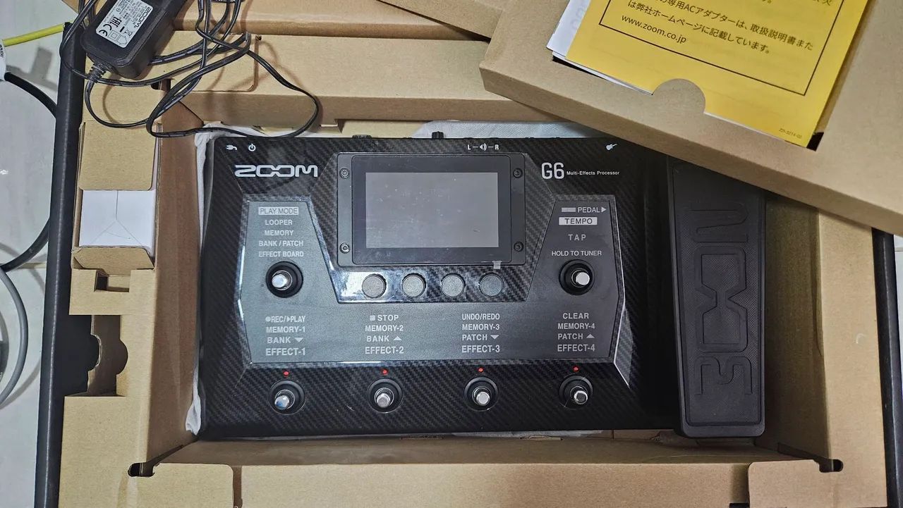 Pedaleira para Guitarra Zoom G6 - Instrumentos musicais - Atalaia