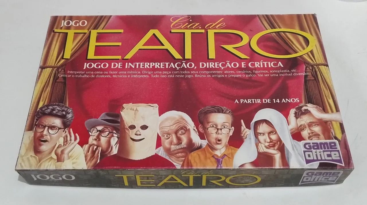 Jogo de tabuleiro "Cia de Teatro"