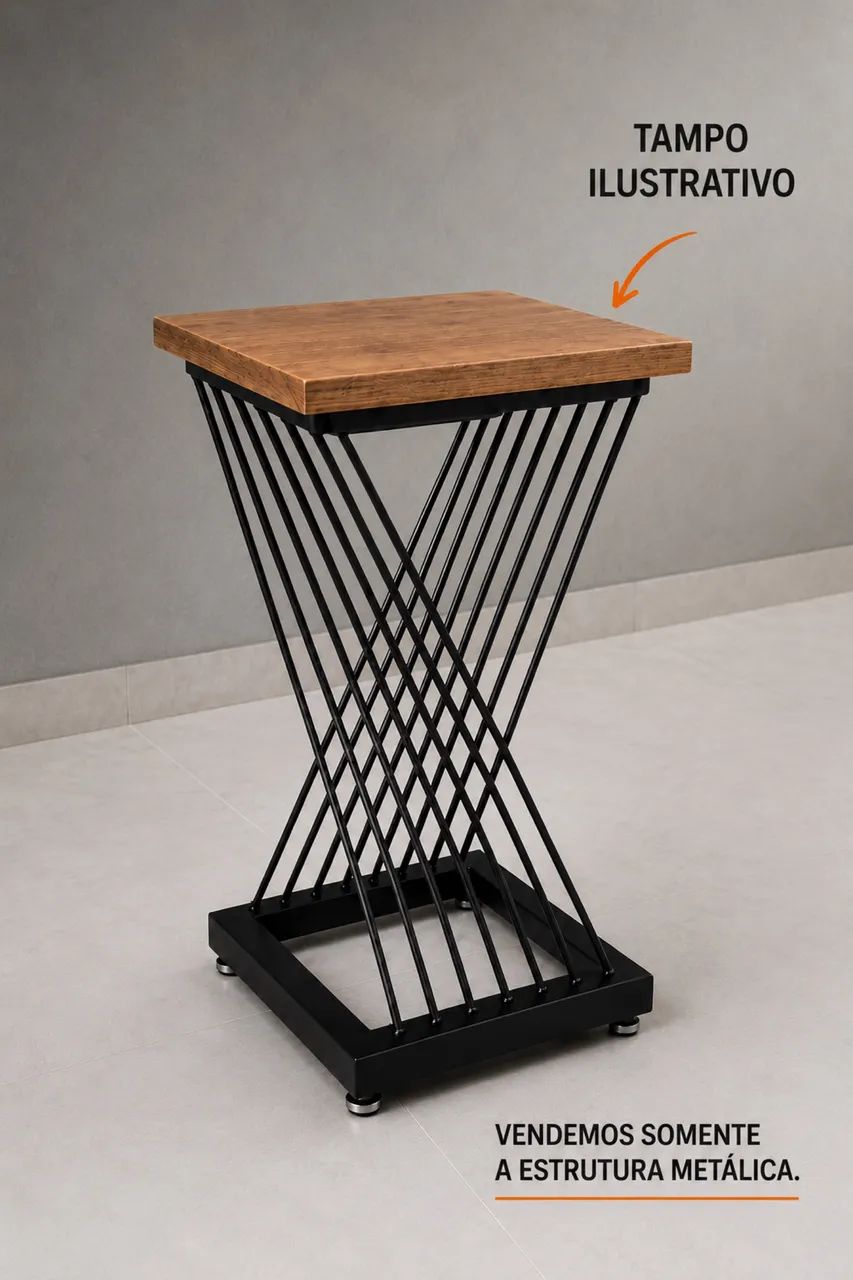 Pé/base para mesa em aço pronta entrega  - Foto 3