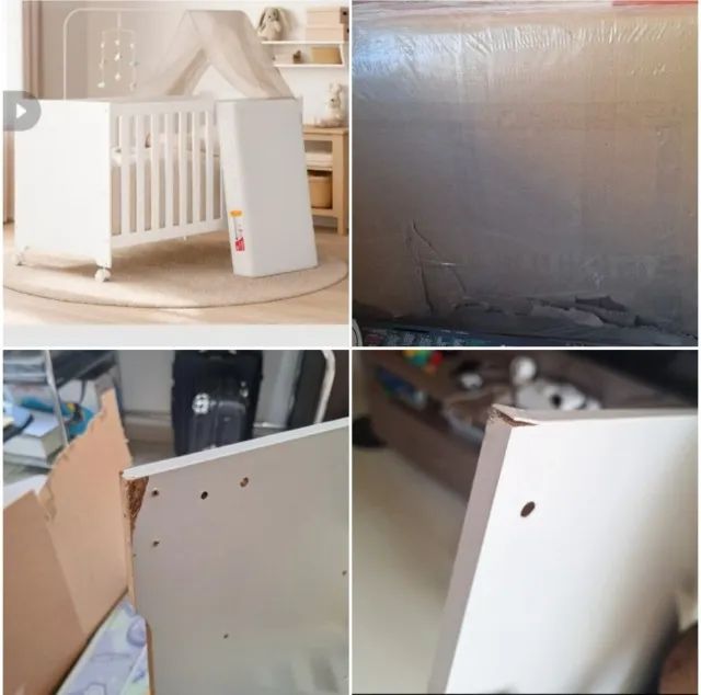 3-in-1 American Crib with Included Mattress